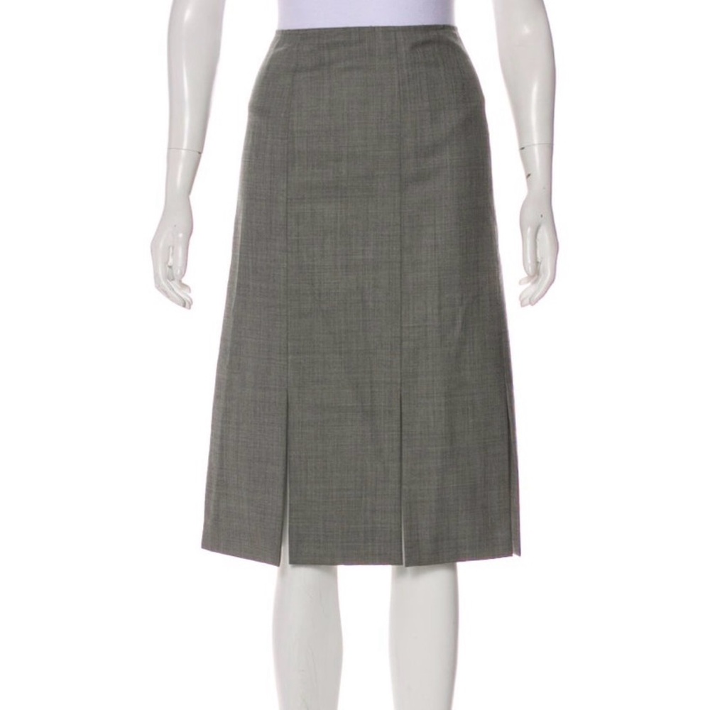 Lafayette 148 New York Gray Pencil Skirt
